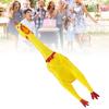 Screaming Chicken Toy Relieve Stress Anxiety Funny Squeak Sound Chicken Toy for Dogs Adults L L