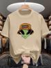 2025 Fashion Unisex T Shirt Funny Graphic Printing T Shirts Trendy Brand Casual Streetwears Oversized Breathable 100Cotton Tees