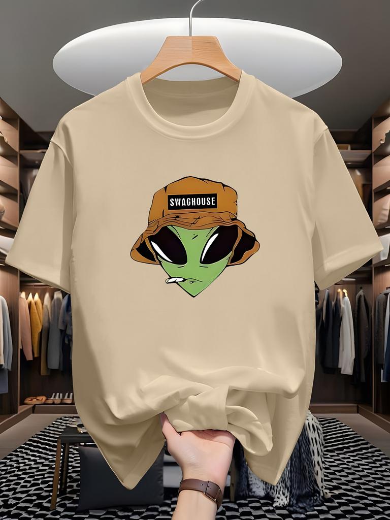 2025 Fashion Unisex T Shirt Funny Graphic Printing T Shirts Trendy Brand Casual Streetwears Oversized Breathable 100Cotton Tees