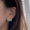 Pastoral Style Flower Vintage Earrings Jewelry Accessories Asymmetry Earring  Girls Gift