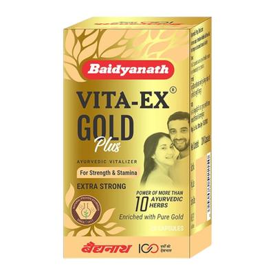 Vita Ex Gold Plus 10 Kapsül Ayurveda Gücü Enerji Dayanıklılık Artırıcı Doğal Minerallerle