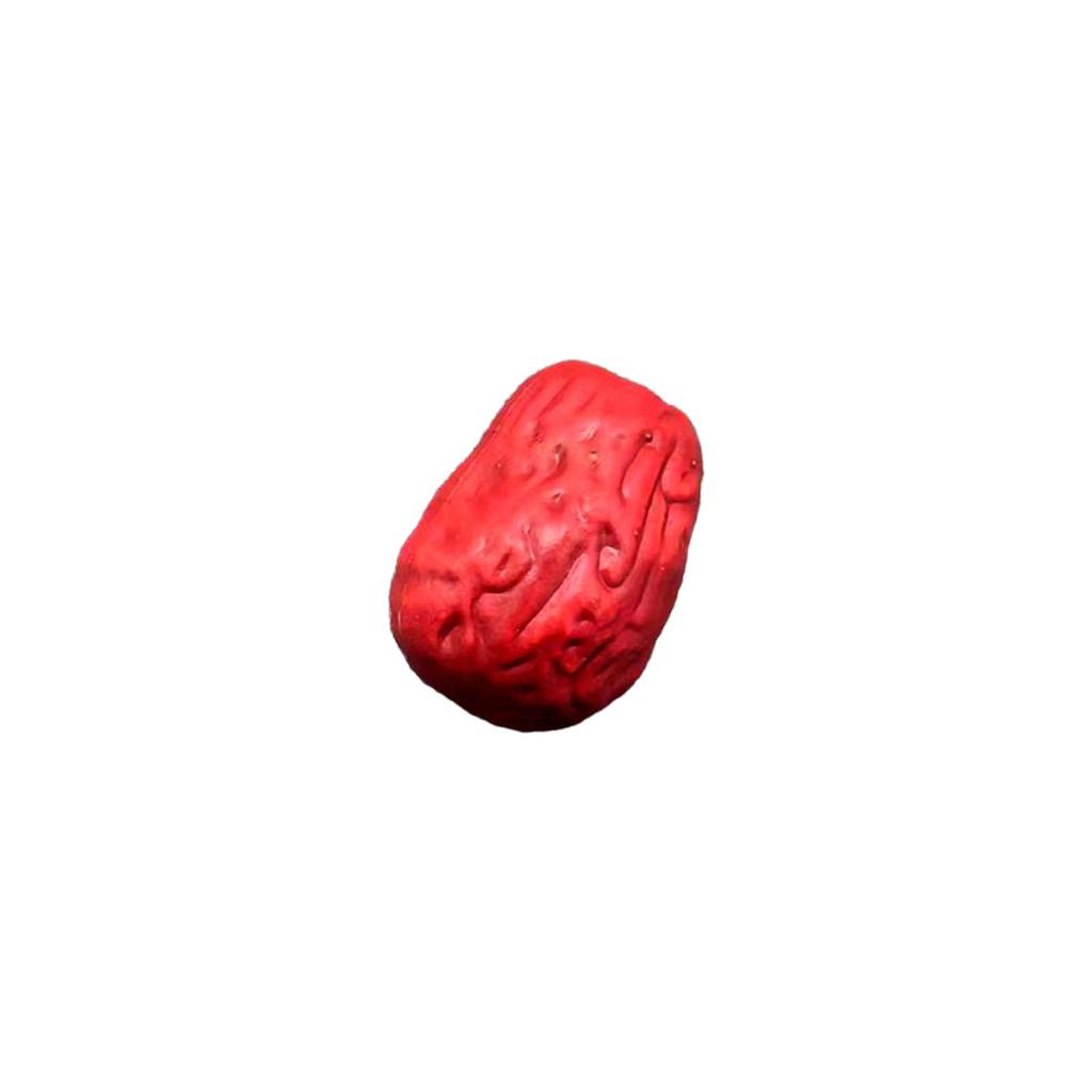 Artificial Reddates Realistic Jujube Ornament Simulated Dried Nut Model for Crafts and Photography Office Decorations
