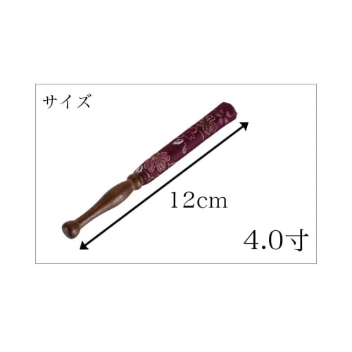 Naamukuma-chan Koubou Bell Stick, Sakura Pattern, 4 Sun (approx. 12cm Long), Pink