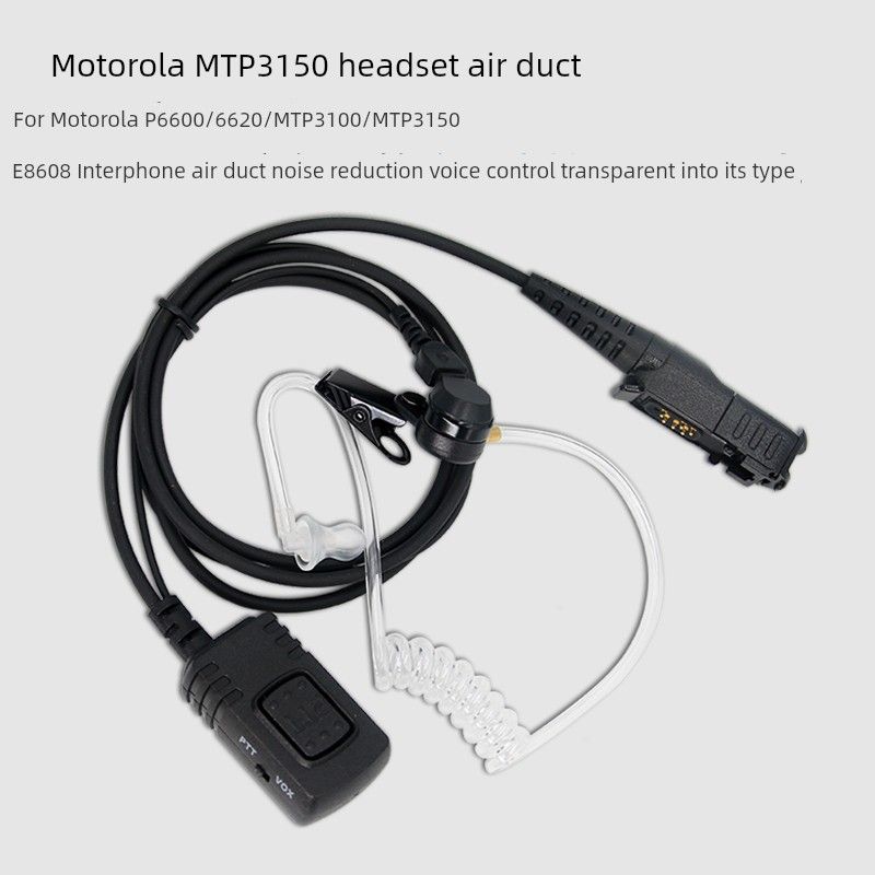 Căști Interfon Compatibile cu Motorola Xir P6600 6620 Mtp3100 3150 3250 Noise Reduction Air Duct