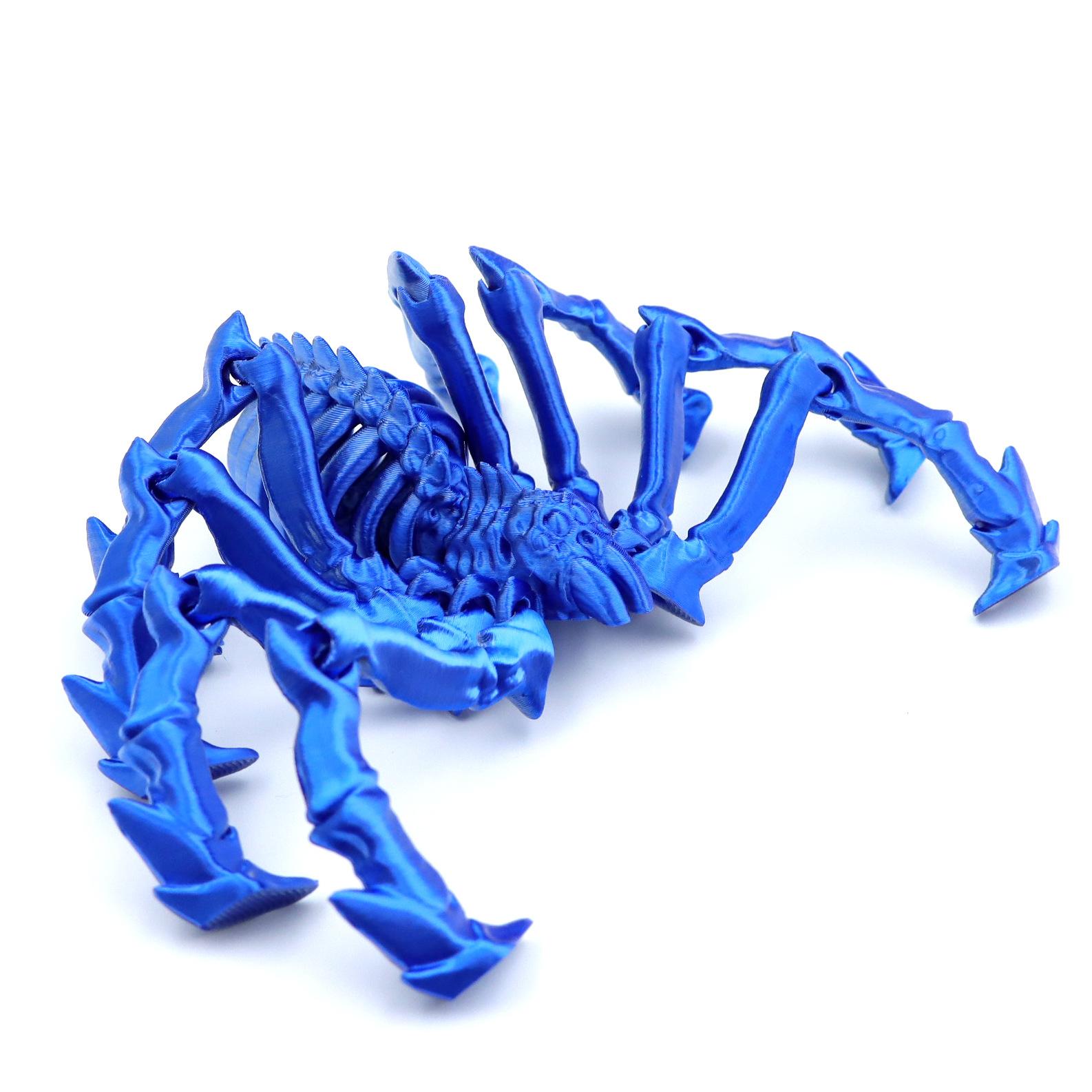 

3D Printed Spider Figures Simulated Animal Model Movable Retractable Joint Toy Christmas Children S Gift Home Desktop Decoration 12cm