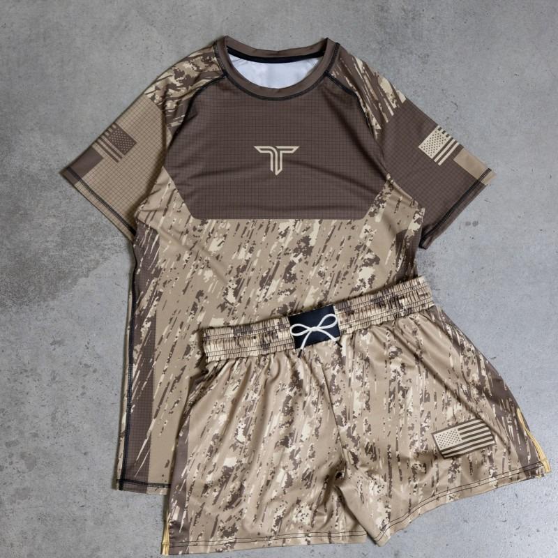 2026 New Y2K Desert Digital Tactical Combat Suit, Men's and Women's, Quick-drying and Breathable Sports Training Two-Piece Set