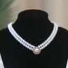 Simulated Pear Pearl Necklace Jewelry Pearl Chains Elegant Necklace Chain  Wedding