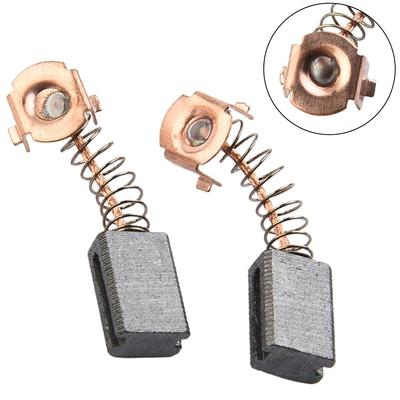 2 pezzi Spazzole di carbone 12 mm x 8 mm x 5 mm Smerigliatrice angolare Spazzola di carbone di ricambio utile
