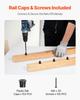 Staircase Balusters 51 Pack 36 In Aluminum Spindles with Screws/Rail Caps