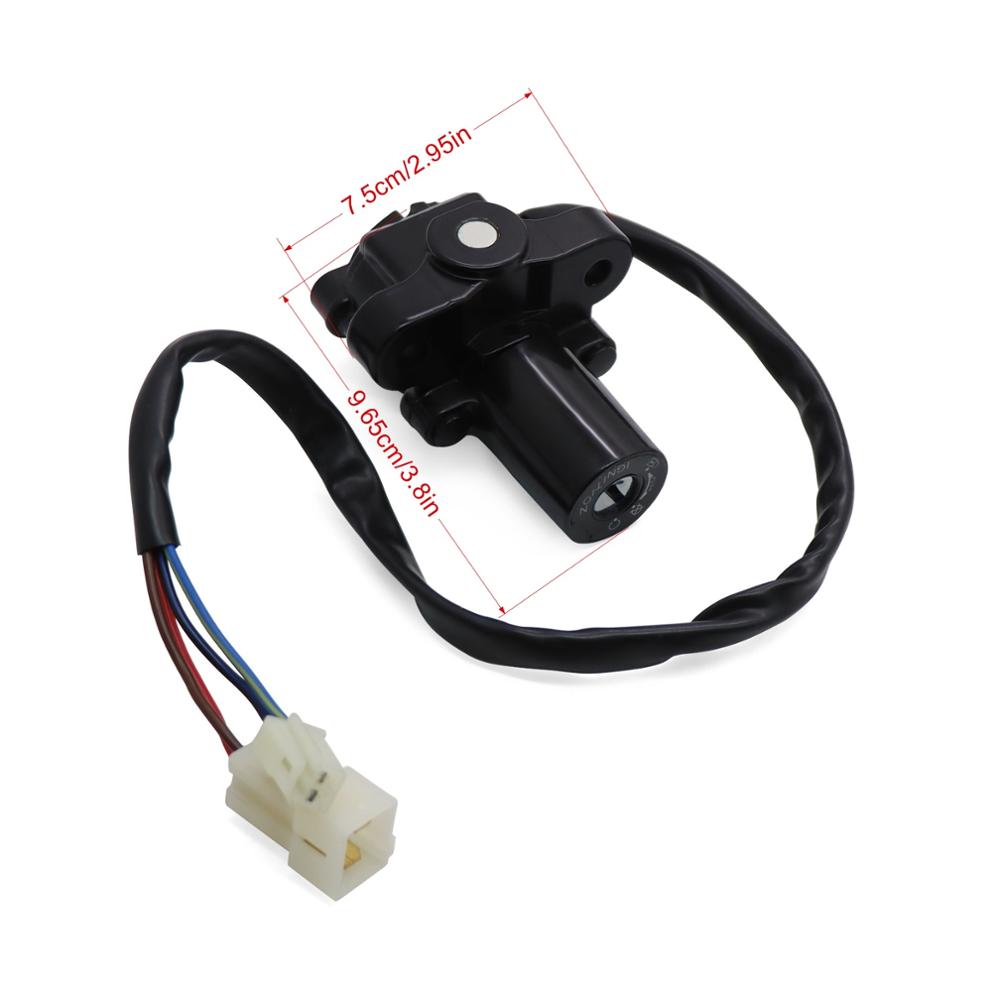 Ignition Switch Fuel Gas Cap Seat Lock Key Set for Yamaha YZF R1 2002-2003 2007-2025 R6 2004 2006-2025 FJR1300 2001-2025 FZ6