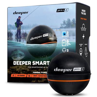 Dybere trådløs smart fiskebatteri holder op til 9 hurtige 3 scanningsdybde 100m trådløs smart sonar Japansk distributør PRO+ 2.0 finder, Wi-Fi