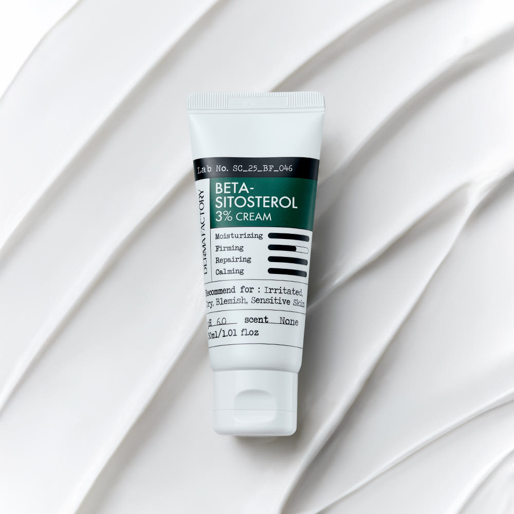 Derma Factory Beta-Sitosterol 3% Creme, Vegan Zertifiziert, 30ml, 2er-Pack Set white