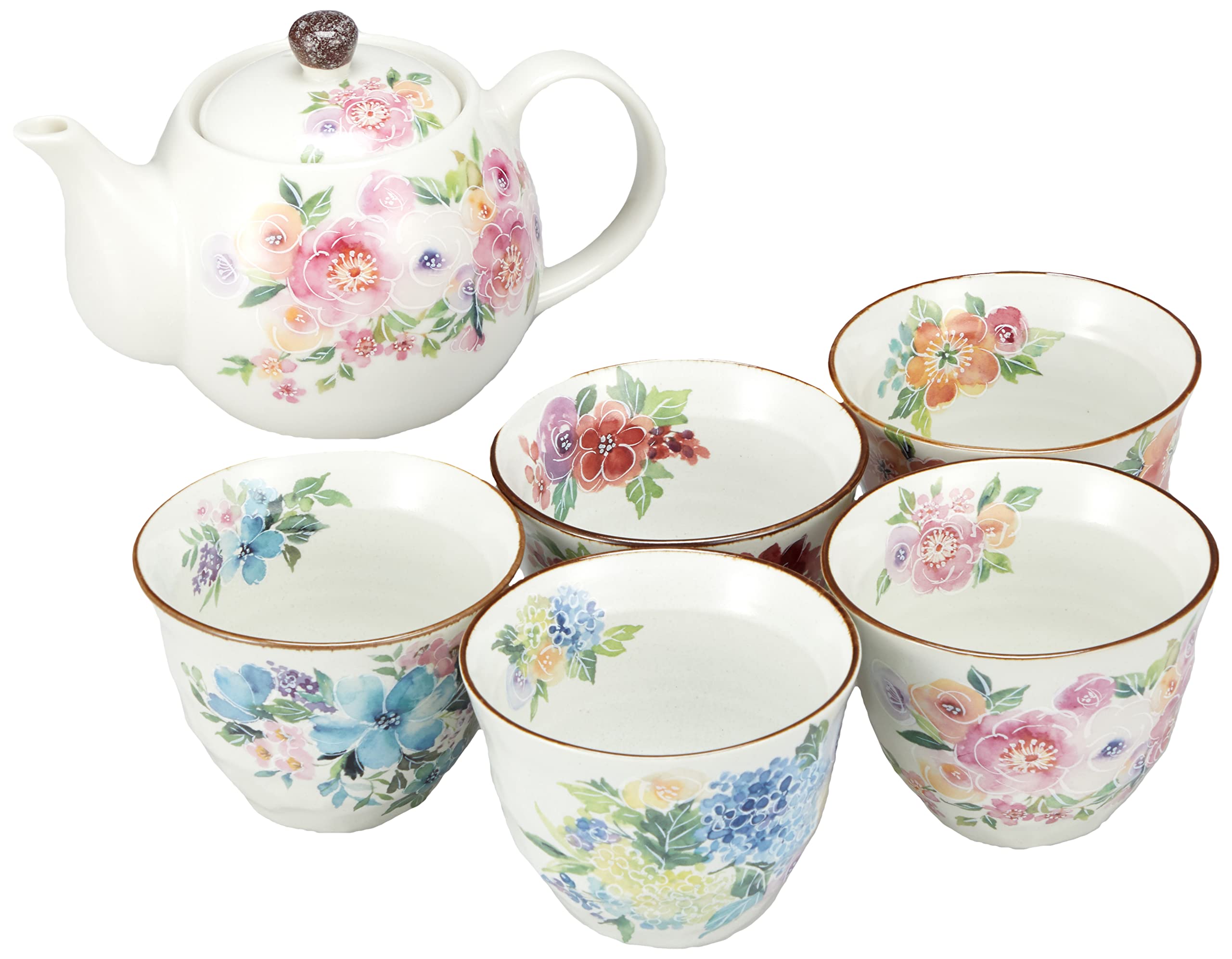 

Ceramic Ai Hanane Teapot (5-piece set) - 3936, 23 x 23 x 10cm