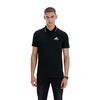 Adidas Polo Shirts Men's Black Polo Collar Moderate Straight Fit GK9027