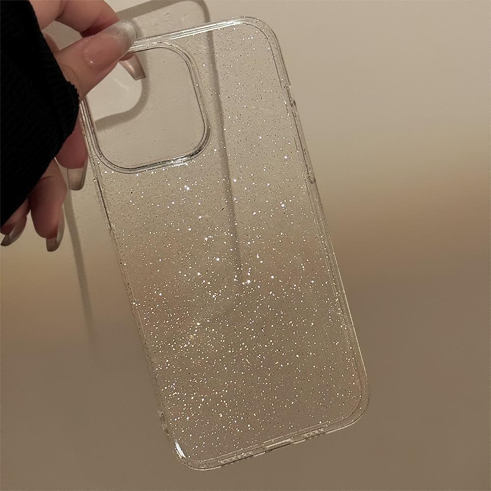 Transparent Fine Flash 17promax Apple Mobile Phone Case 16 Suitable for Iphone15 Soft Case 11 Premium Luxury 12/14