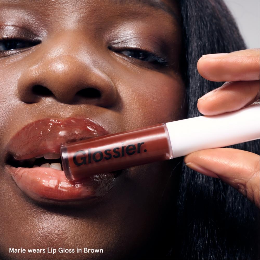 Glossier GlAssy High Shine Lippen-Gloss 0,14 Unzen 4,2 ml ChocolAte Ein echtes durchsichtiges sattes Braun