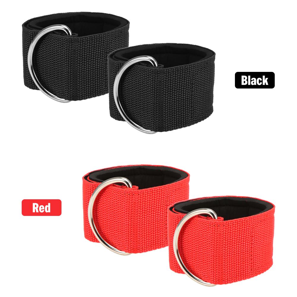 2 buc curele de fitness căptușite pentru glezne pentru aparate cu cablu Manșete reglabile pentru gleznă, pentru antrenament pentru picioare