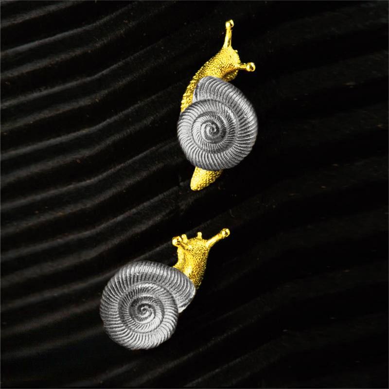 Modern Alloy Snail Ring Earrings Set Fashionable And Stylish Ear Studs For Parties Dates Gift Jewelry Wholesale