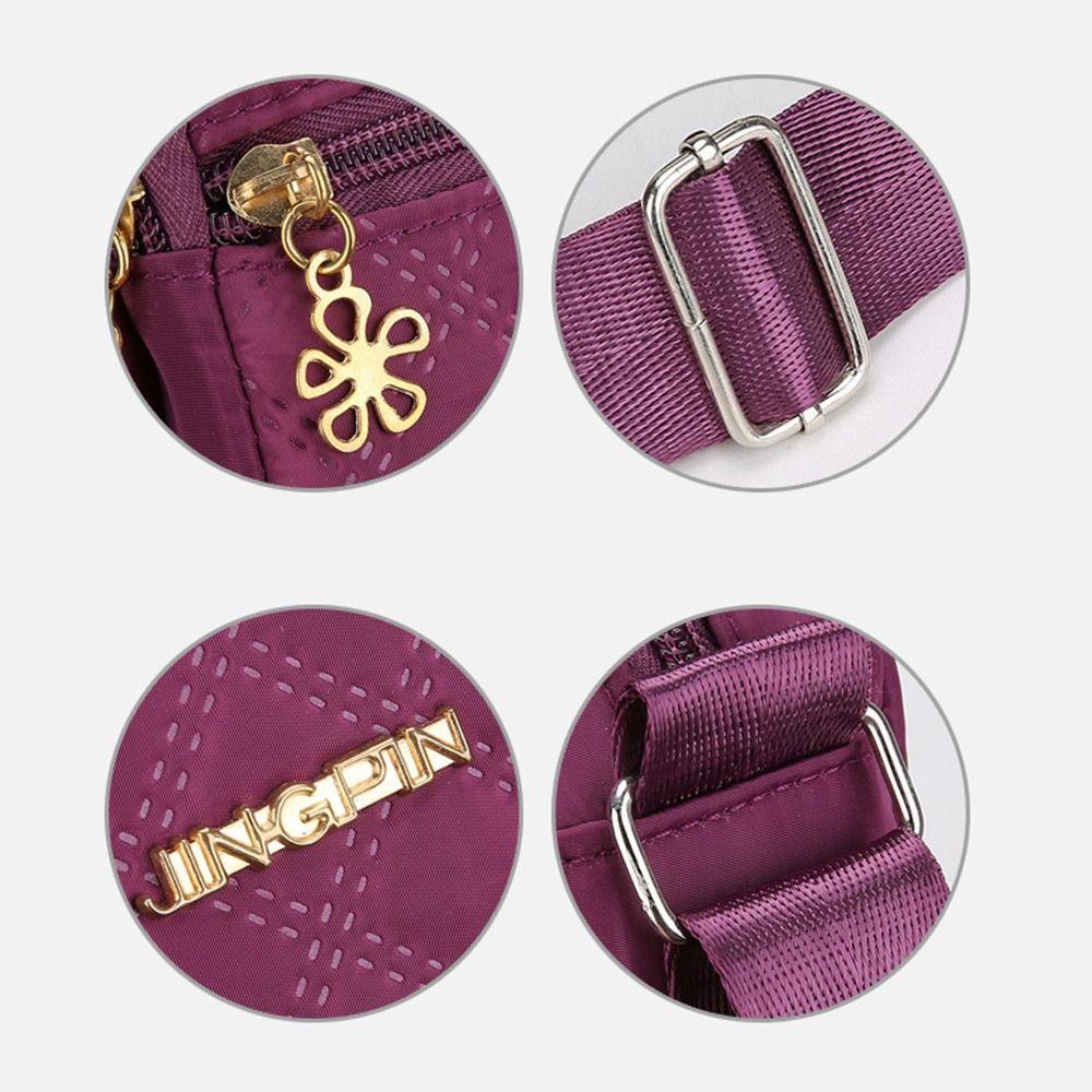 New Nylon Small Square Bags Multifunctional Crossbody Messengers Bag Multi-compartment Shoulder Bag