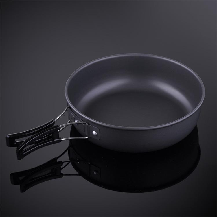 Portable Multi-Person BBQ Tableware & Cookware Set for Camping (2-3 People)