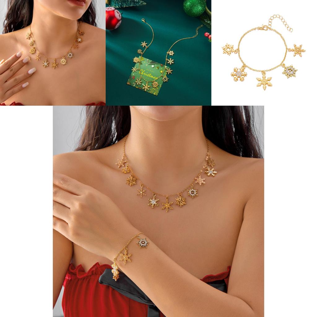 Festive Christmas Animal Jewelry Collection With Zinc Alloy Chains And Seasonal Charms For Men Women