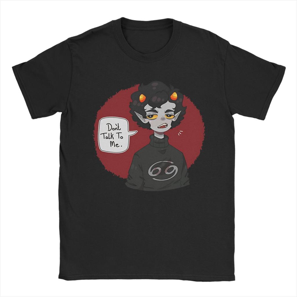 Homestucks Pantskat Karkat T-Shirt Men's Cotton Clothes Printed Fiction MSPA O-neck Short Sleeve