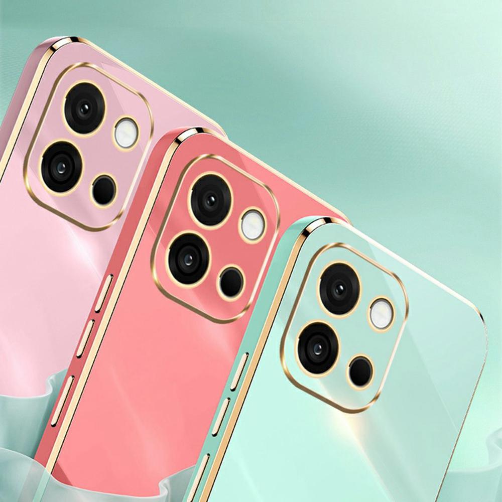 

XINLI For OnePlus 13T 5G Case TPU Phone Cover with Electroplating Frame Black