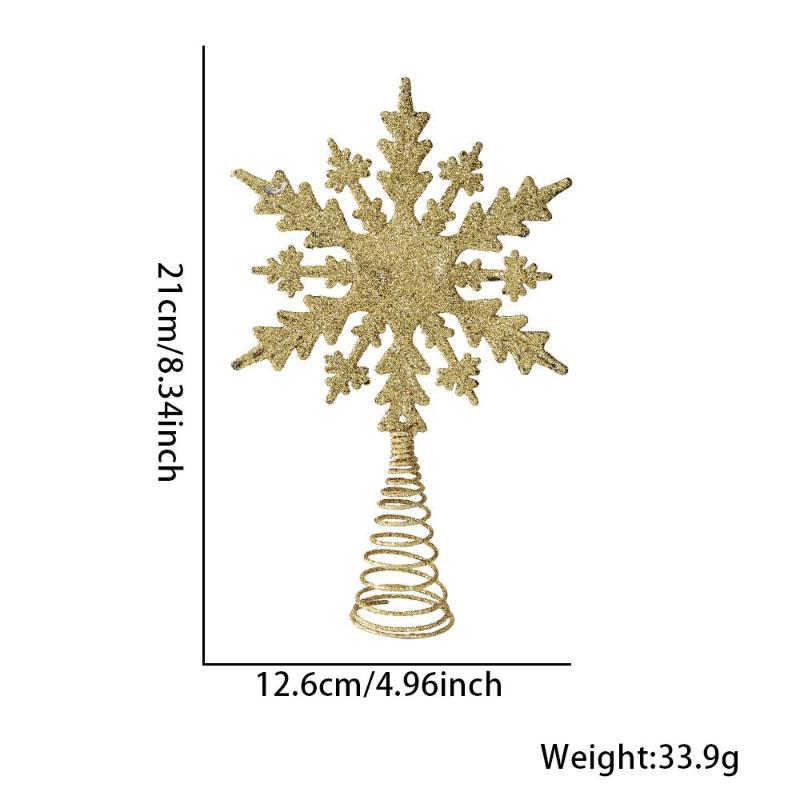 2026 Weihnachten Noel Glitzer Weihnachtsbaumspitze Eisenstern Weihnachtsdeko für Zuhause Weihnachtsbaumschmuck Navidad Neujahr