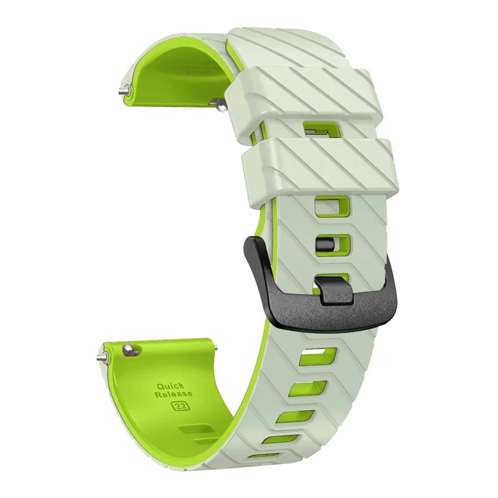 

For Garmin Forerunner 265 255 Music 965 745 Silicone Watch Strap For Garmin Vivoactive 4 Venu 2 Venu 3 Smart Watchband Accessory 22mm width