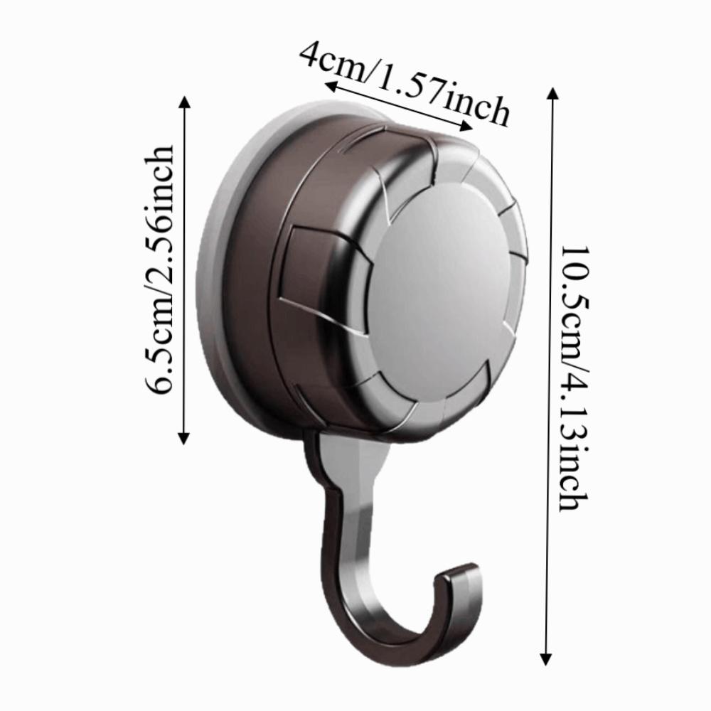3Pcs Detachable Suction Cup Hooks Reusable Bathroom Towel Hooks Simple Kitchen Storage Hook Toilet
