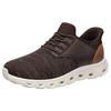 [SOARHOPE] Men's Athletic Shoes - Hollow Design, Easy To Put On While Standing - Slip-on Shoes, No Hands Required, Laceless, 3E Width, Summer, Comfort