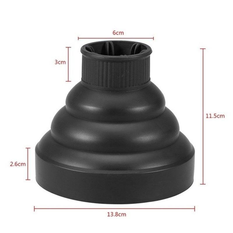 Universal Portable Travel Folding Silicone Hair Dryer Blower Hood Diffuser Hairdresser Tool Telescopic Dryer Hood Hair Drying