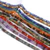 4mm Natural Stone Square Cube Beads Tiger Eye Agate Quartz Aventurine Stone E Spacer Loose Beads for Jewelry Making  85pcs 38cm