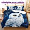 Starry Sky Animals Pattern Bedding Quilt Set Quilt Cover Pillowcase Home Decoration Birthday Gift (1 * Duvet Cover + 2 * Pillowcase, Without Core)
