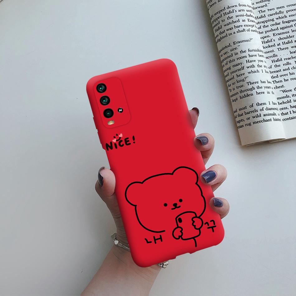 Love Heart Case For Xiaomi Redmi 9T Redmi9T 9 T T9 Cover 2021 Cactus Avocado Soft Silicone Phone Case Coque Fundas Bumper 6.53"