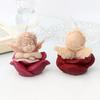 3D Rose Flower Angel Candle Mold Silicone Gift Making Kit Diy  Soap Handmade Gypsum Scented Soap Mould