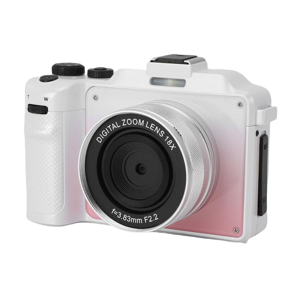 5K Digital Camera HD 80MP WiFi Front Rr Lens 18X Digital Zoom Vlog Camera Anti Shake with Hand Strap for Photography Video