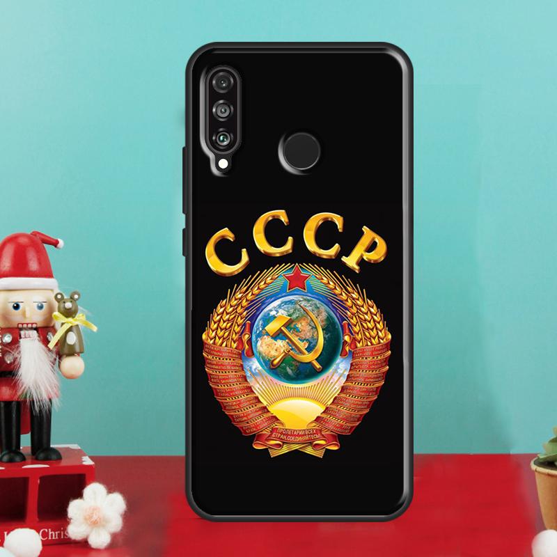Coat Of Arms Russian CCCP Flag For Huawei Nova 7i 8i 11i 12i 12s 9 10 SE Y90 Y60 Y70 Y72 Y61 Y91 P30 P40 Lite P60 Pro Case