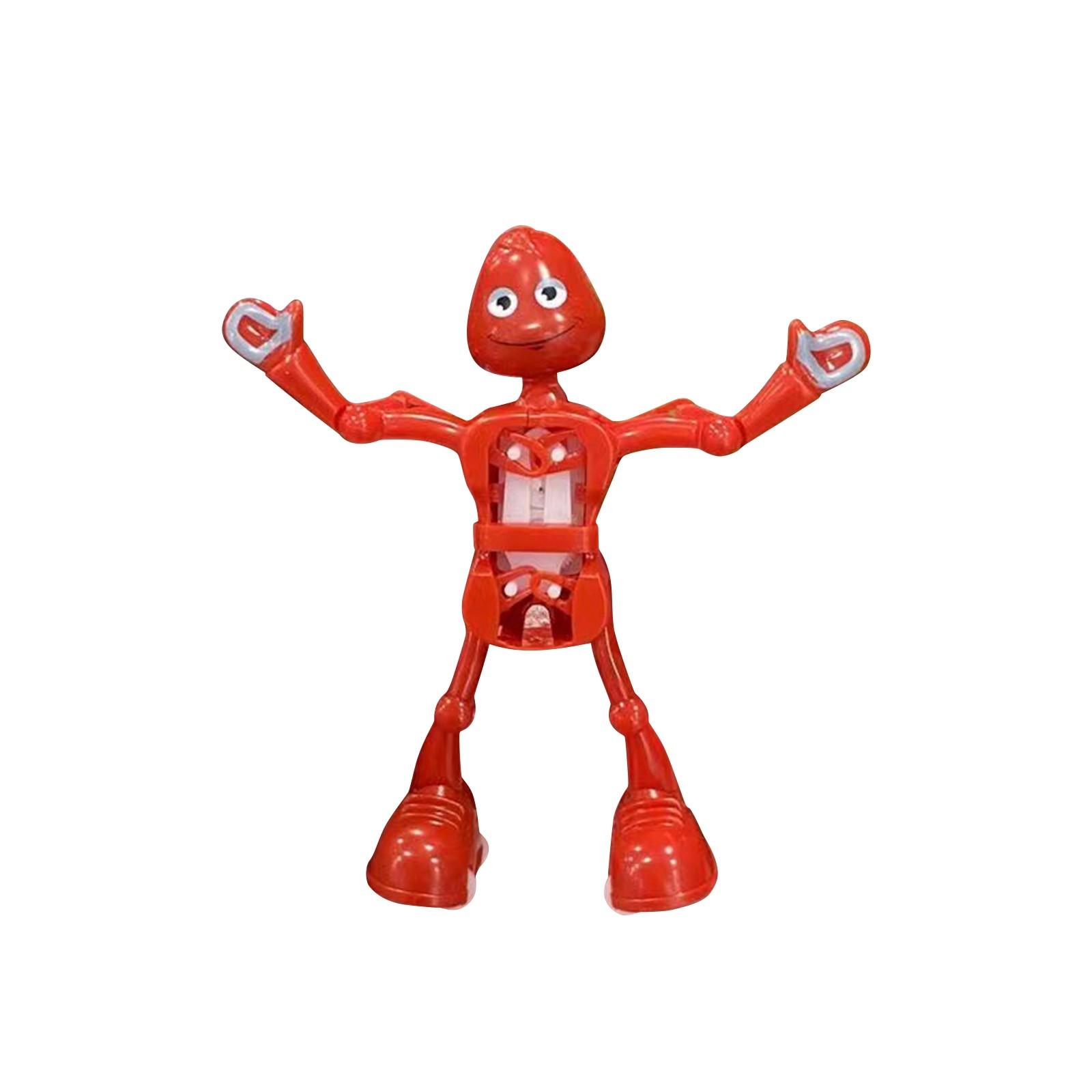 

Новинка и забавный танцевальный робот Windup, детская забавная милая танцевальная игрушка Windup One Size красный