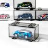 1/2/4Pcs Plastic Model Car Box Transparent 1:64 Diecast Car Toys Case Waterproof Dustproof Car Display Box For  Wheels Minigt
