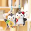 Cute Penguin Stuffed Animal Doll With Pp Cotton Filling For Kids Gift And Bag Accessory