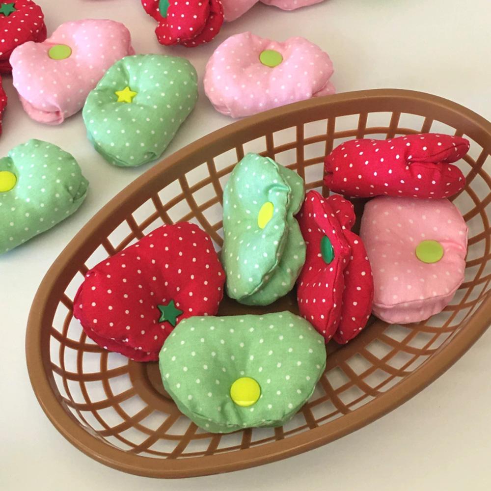 Fabric Tomato Cable Organizer Wired Headphone Data Cable Organizer Cute Tomato Photo Decoration Multifunctional Storage Buckle