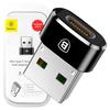 Adapter USB-C To USB-A Baseus 3A (Black)