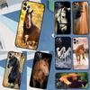 Beautiful Elegant Brown Horses Case For OnePlus 13T 10T 15R 10R 12R 13R 13 12 11 9 10 Pro Nord CE 5 2 3 4 Lite N20 N30 Cover