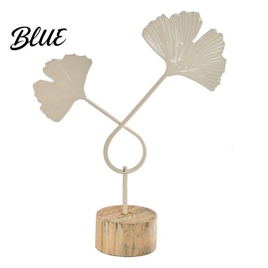 Ginkgo Leaf Sculpture Golden Statue Anti-Rust Anti-Oxidation Decorative Art Iron Premium Piece
