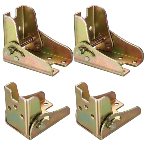 Folding Brackets, 4-Piece Set, Folding Leg Brackets, Folding Legs, Folding Brackets, Table Leg Brackets, 90 Degree, Chair Repair, DIY, Desk Legs