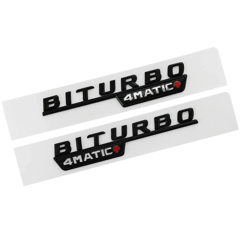 Embellishing badge of mudguard with letters of  logo for car stickers with emblem  + Plus for Mercedes Benz