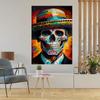 Colorful Skull Canvas Painting Abstract Posters and Prints Funny Wall Painting Pictures for Bedroom Living Room Home Decoration