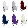 Game Chair Cover Slipcover Stretch Seat Chair Cover for Leather Computer Reclining Racing Ruffled Gamer Chair Protector