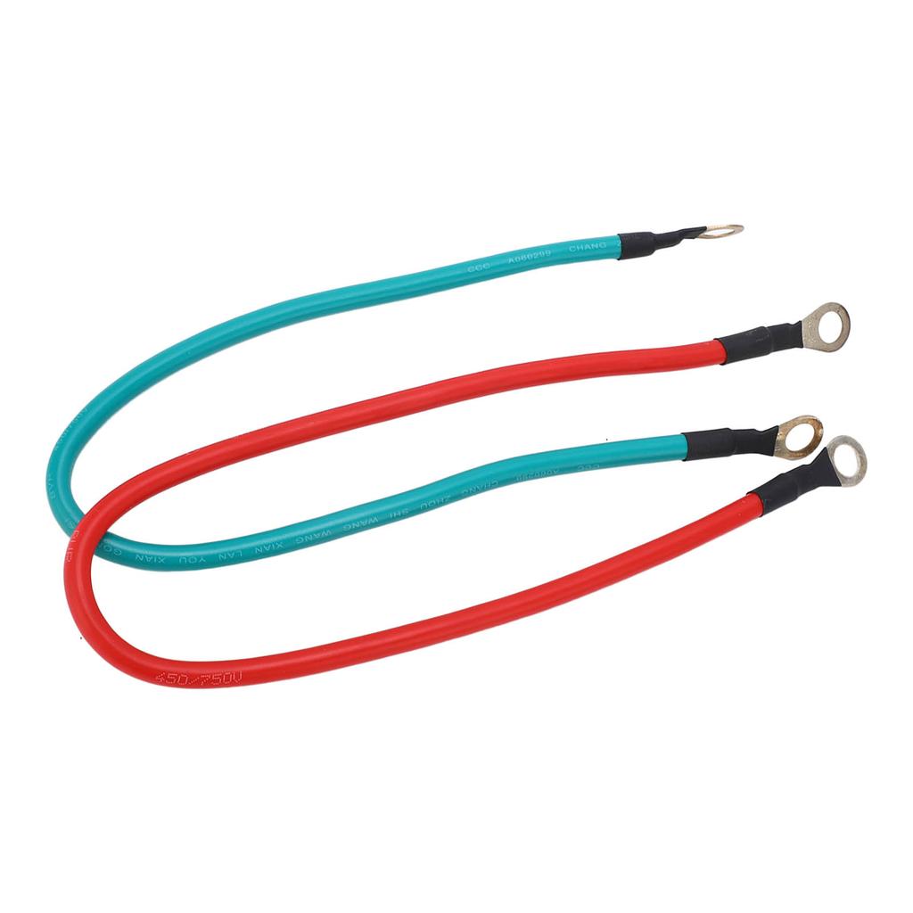 2PCs Battery Cable Power Cord Ring Eyelet Positive Negative Pole for 173 178F 186 188F